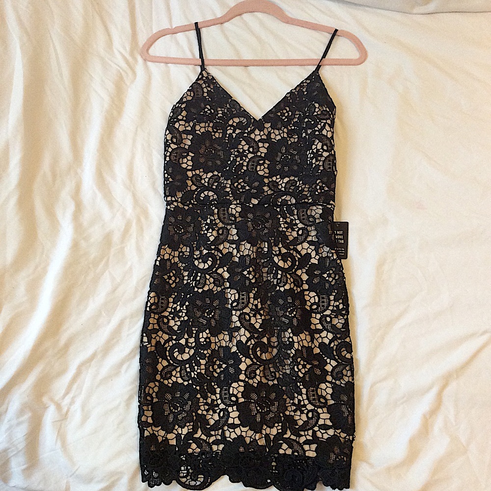 Express Lace Black Dress NWT